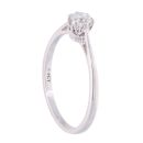 9ct White Gold 0.25ct Diamond Solitaire Ring