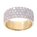 18ct Yellow Gold 1.00ct Diamond Fancy Ring