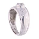 9ct White Gold 0.30ct Diamond Solitaire Band Ring