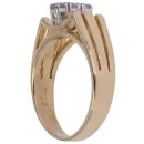 18ct Yellow Gold 0.20ct Brilliant Cut Diamond Fancy Ring