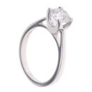 18ct White Gold 1.01ct Brilliant Cut Diamond Solitaire Ring