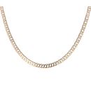 9ct Yellow Gold Double Curb Chain 18"