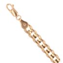 9ct Yellow Gold Curb Bracelet 8"