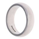 9ct White Gold Slight Court Wedding Ring 5.8mm