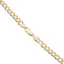 9ct Yellow Gold Curb Chain 22"