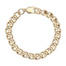 9ct Yellow Gold Rollerball Bracelet 7.5"