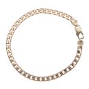 9ct Yellow Gold Curb Bracelet 8"