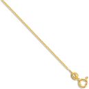 18ct Yellow Gold Pendant Curb Chain