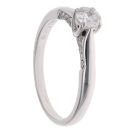18ct White Gold 0.50ct Brilliant Cut Diamond Solitaire Ring