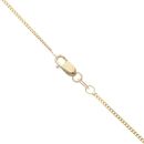 9ct Yellow Gold Diopside Cluster Pendant And Chain 18"