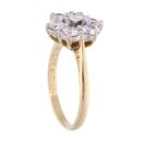 18ct Yellow Gold 1.03ct Diamond Cluster Ring