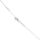 Gucci 18ct White Gold 0.27ct Brilliant Cut Diamond Interlocking Necklace 16"