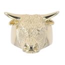 9ct Yellow Gold Bull Ring