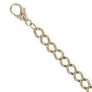9ct Yellow Gold Curb Bracelet 10"