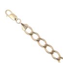 9ct Yellow Gold Curb Bracelet 8"
