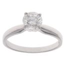 18ct White Gold 0.90ct Brilliant Cut Diamond Solitaire Ring