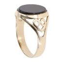 9ct Yellow Gold Onyx Signet Ring