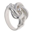 Silver Knot Ring By Icesia Gents