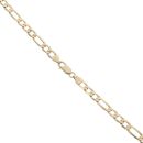 9ct Yellow Gold Figaro Chain 18"