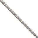 Lab Grown 9ct Yellow Gold 3.00ct Diamond Tennis Bracelet 7"