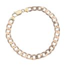 9ct Yellow Gold Curb Bracelet 8"