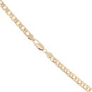 9ct Yellow Gold Double Link Curb Chain 20"