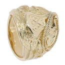 9ct Yellow Gold Saddle Ring