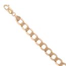 9ct Yellow Gold Curb Bracelet 7"