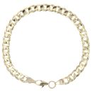 9ct Yellow Gold Curb Bracelet 8.5"