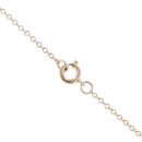 9ct Yellow Gold Sapphire Pendant And Chain 16"