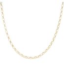 9ct Yellow Gold Belcher Chain 18"