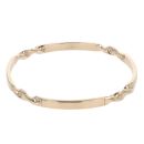 9ct Yellow Gold Twist Bangle
