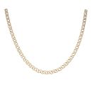 9ct Yellow Gold Double Curb Chain 18"