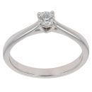 Platinum 0.25ct Brilliant Cut Diamond Solitaire Ring