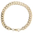9ct Yellow Gold Curb Bracelet 7"