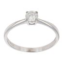 9ct White Gold 0.25ct Diamond Solitaire Ring