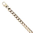 9ct Yellow Gold Curb Bracelet 9"