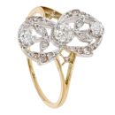 18ct Yellow Gold Fancy 0.45ct Diamond Ring