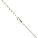 9ct Yellow Gold Citrine and Cubic Zirconia Pendant and Chain 18"