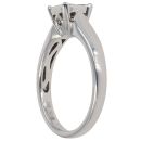 18ct White Gold 0.39ct Brilliant Cut Diamond Cluster Ring