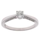 18ct White Gold 0.40ct Diamond Solitaire Ring