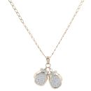 9ct Yellow Gold Cubic Zirconia Boxing Glove Pendant And Chain 24"