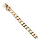 9ct Yellow Gold ID Curb Bracelet 8"