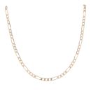 9ct Yellow Gold Figaro Chain 22"