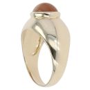 9ct Yellow Gold Rainbow Sunstone Signet Ring