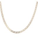 9ct Yellow Gold Double Curb Chain 22"