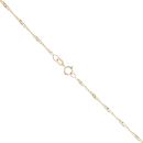 9ct Yellow Gold 0.25ct Diamond Solitaire Pendant And Chain 20"