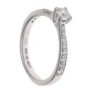 Platinum 0.50ct Brilliant Cut Diamond Solitaire Ring