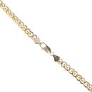 9ct Yellow Gold Swirl Link Fancy Chain 18"