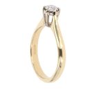 18ct Yellow Gold 0.25ct Diamond Solitaire Ring